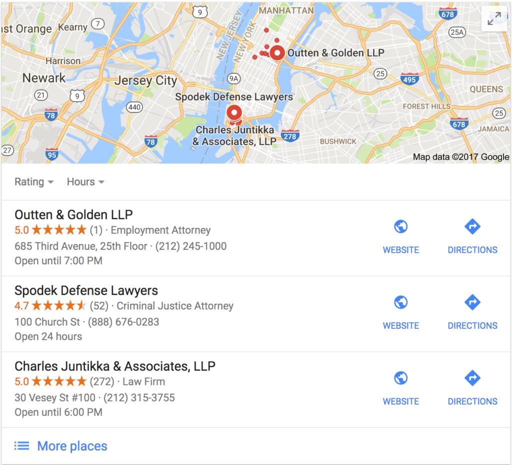 Google Maps Listings